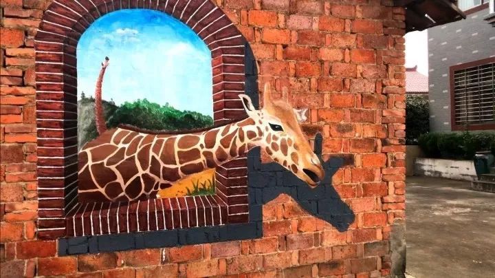 3D墙绘惊艳路人,你舍得走吗?