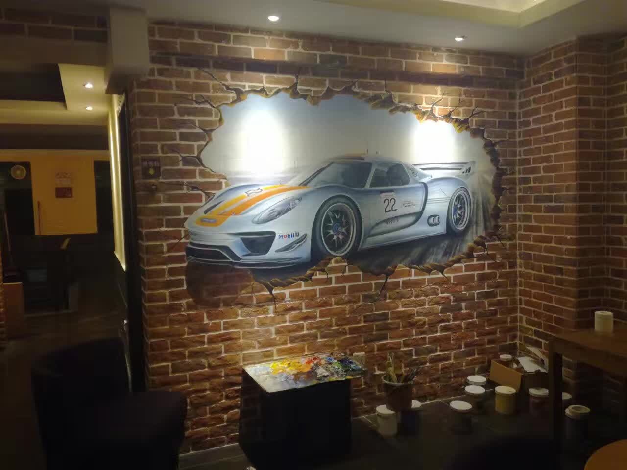 墙绘与贴纸的区别