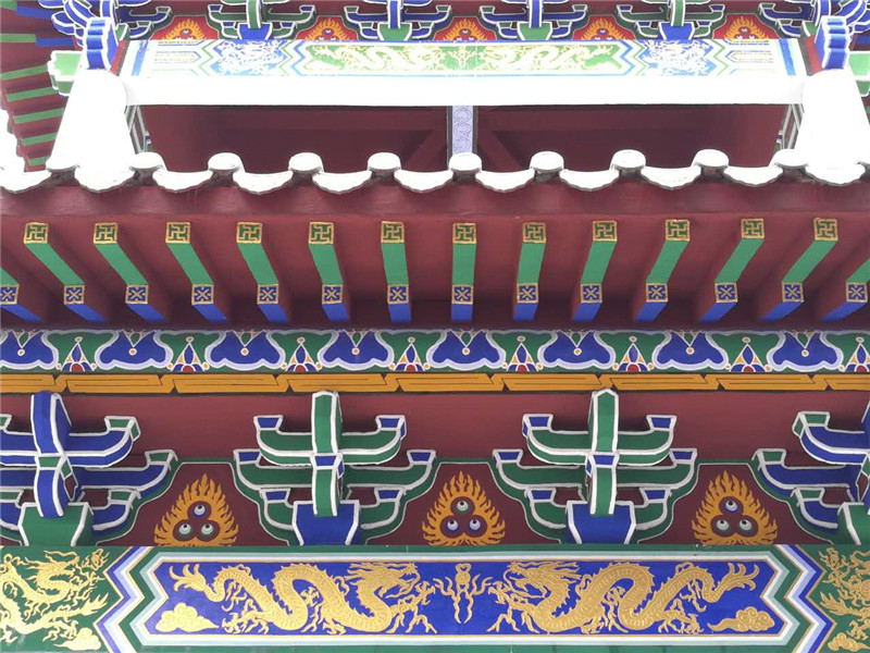 肇庆封开古建筑彩绘