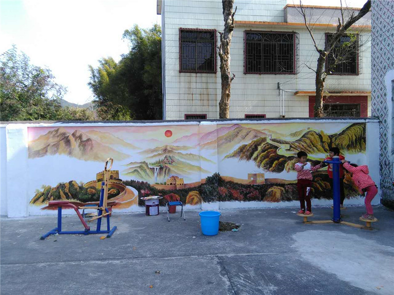 肇庆中州文化墙彩绘