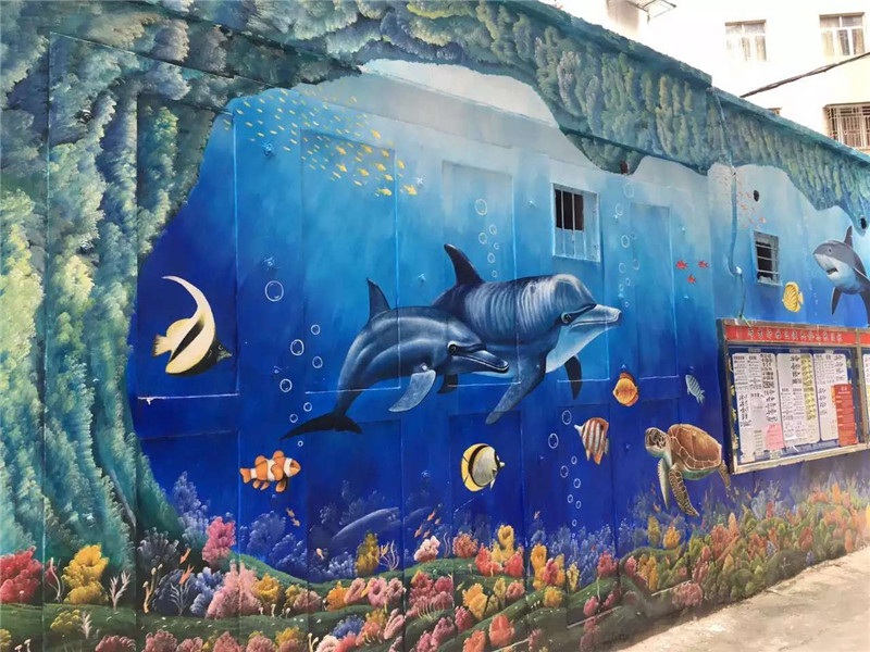 珠海文化墙彩绘