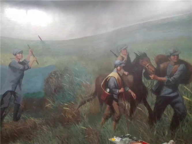 南山历史馆手绘墙