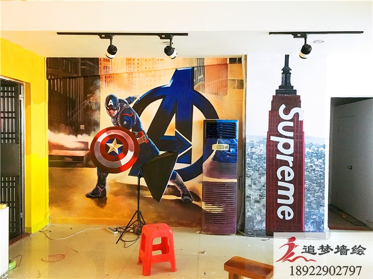 supreme彩绘涂鸦【壁画】