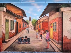 串串店墙绘【墙绘价格】