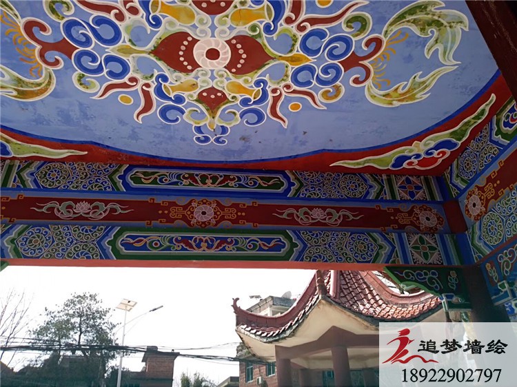 封开古建筑彩绘【墙体彩绘】