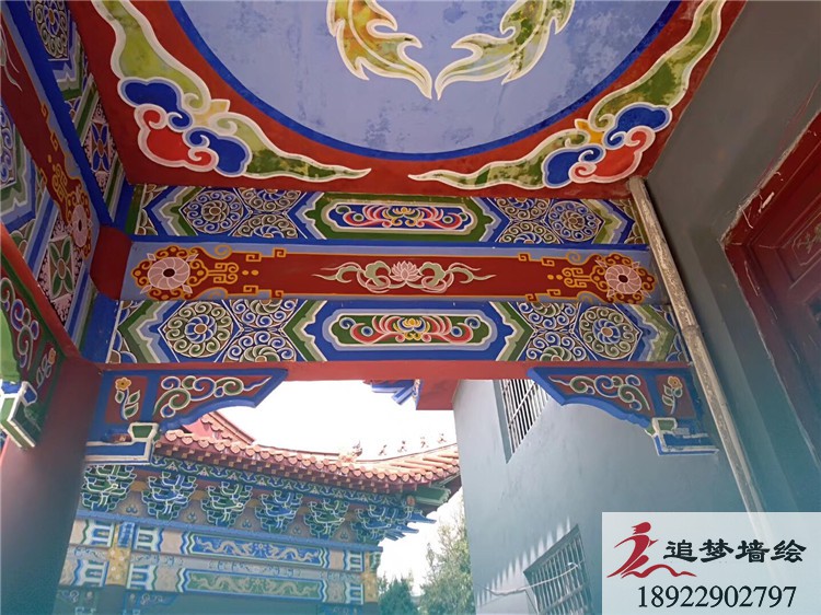 封开古建筑彩绘【墙体彩绘】
