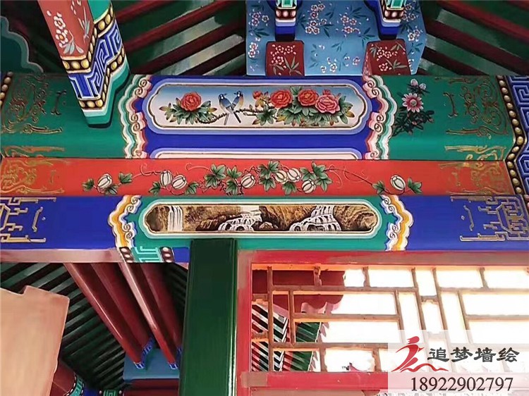 古建筑彩绘【3d立体画】