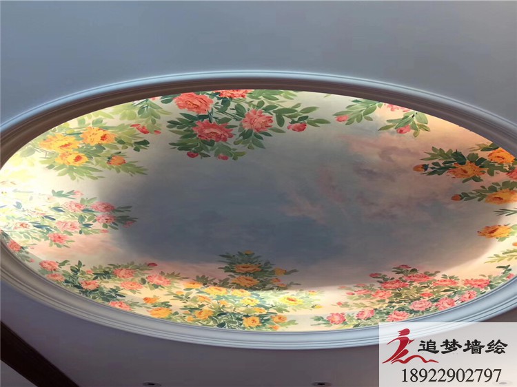 天花顶彩绘【艺术涂鸦】