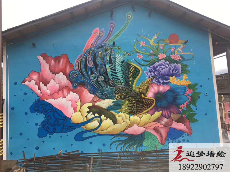 广西网红乡村彩绘【壁画】