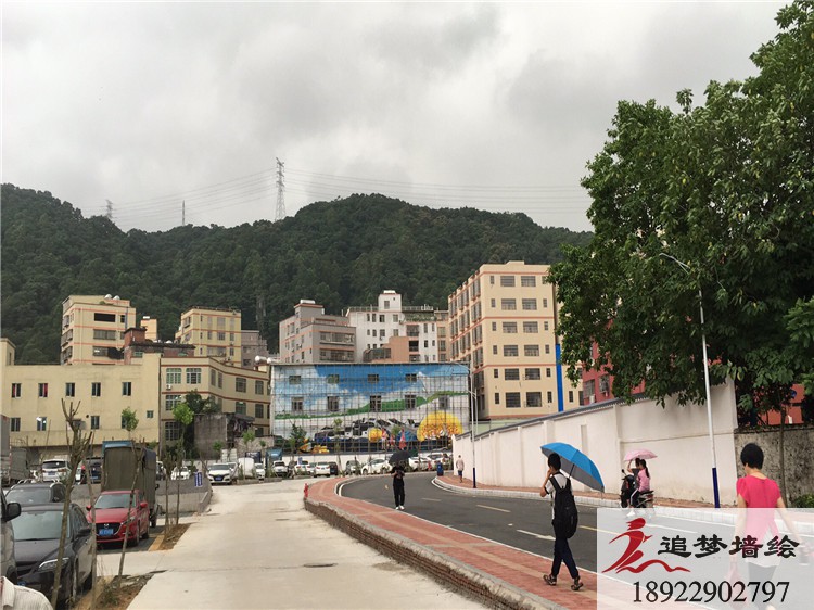 广州太和文化墙【3D壁画】
