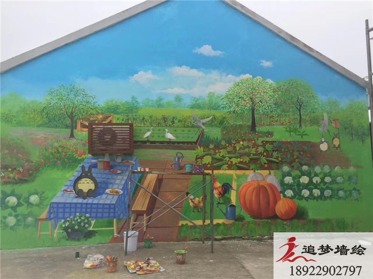 美丽乡村建设【墙绘公司】