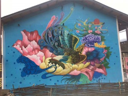 广西网红乡村彩绘【壁画】