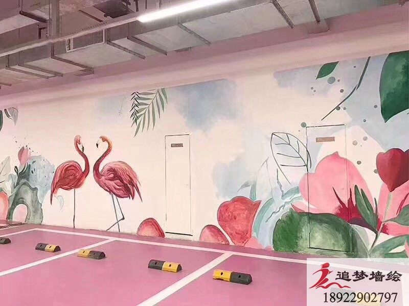 东莞万科地下停车场【室内墙绘】