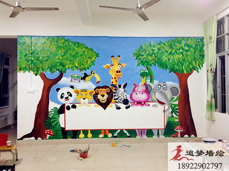 启明星幼儿园墙绘