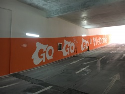 深圳地下停车场彩绘