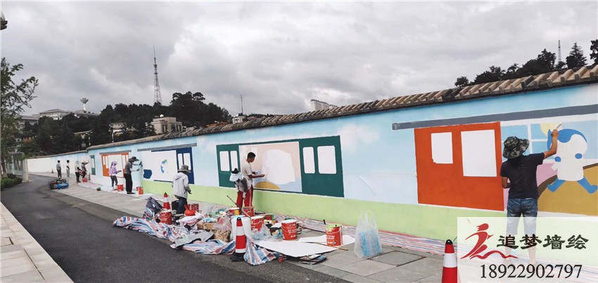 汕头朝阳文化墙彩绘
