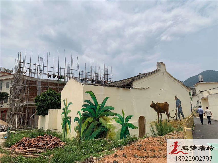 揭阳红色文化墙绘