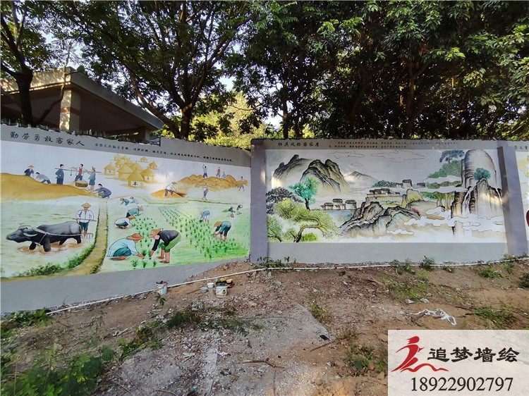 深圳黄麻村 客家文化墙