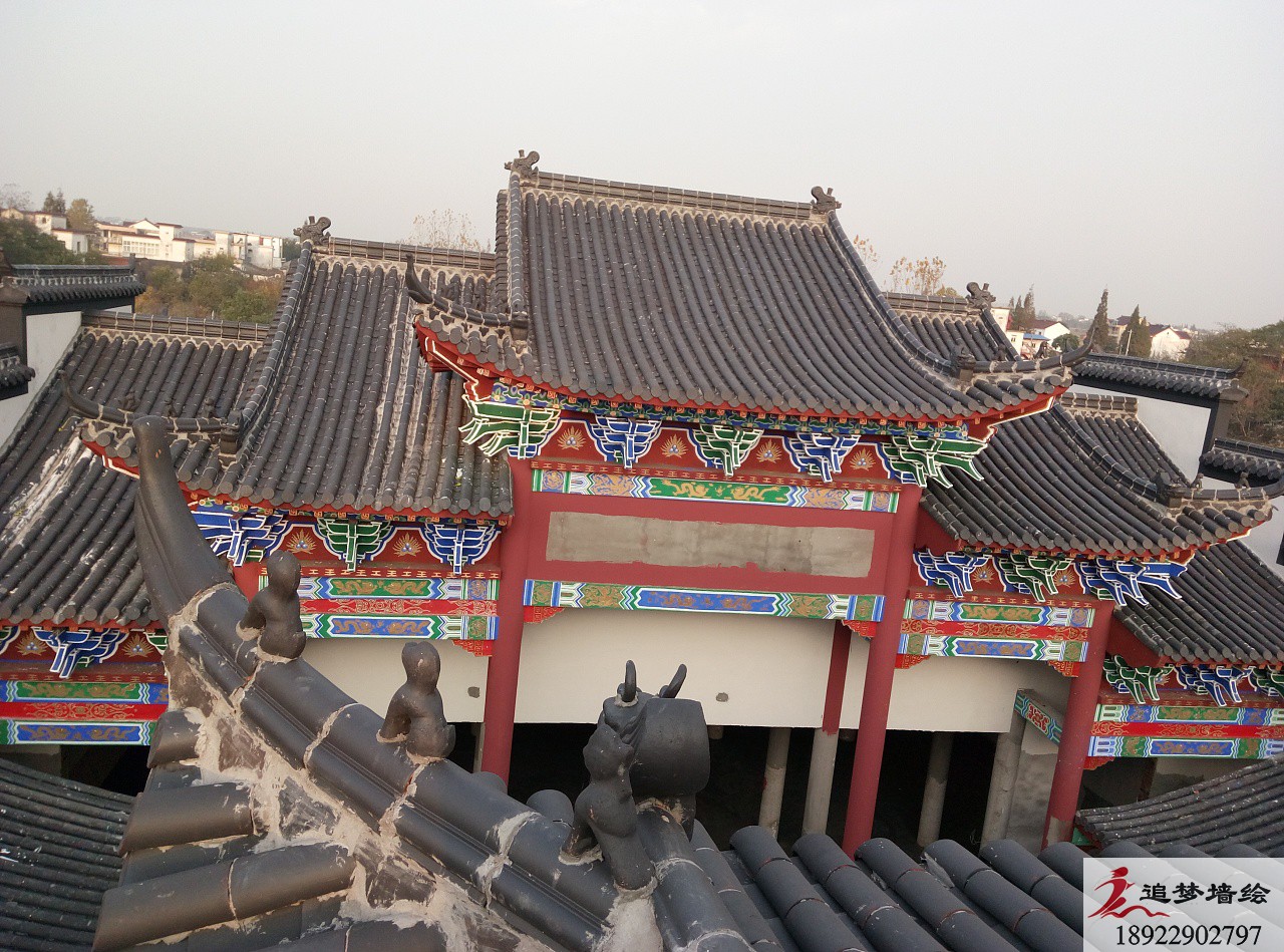 古建筑彩绘广州黄埔