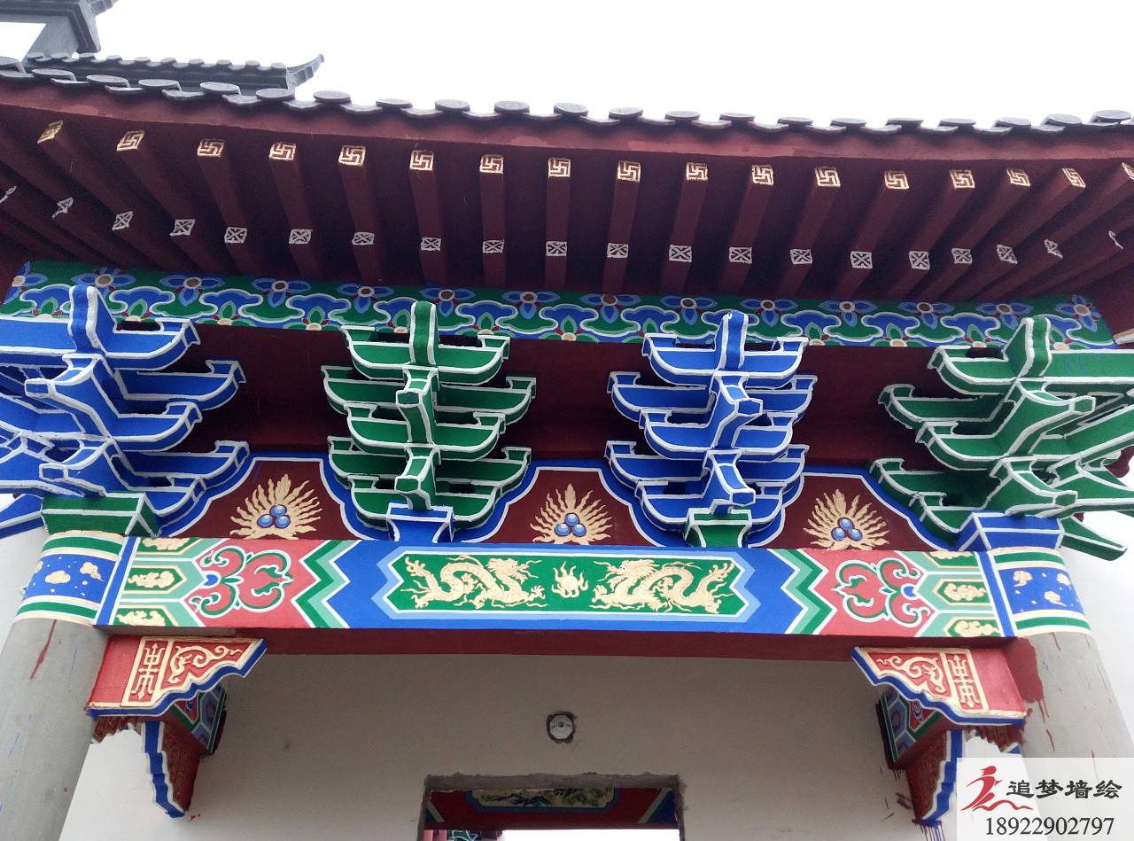 古建筑彩绘广州萝岗