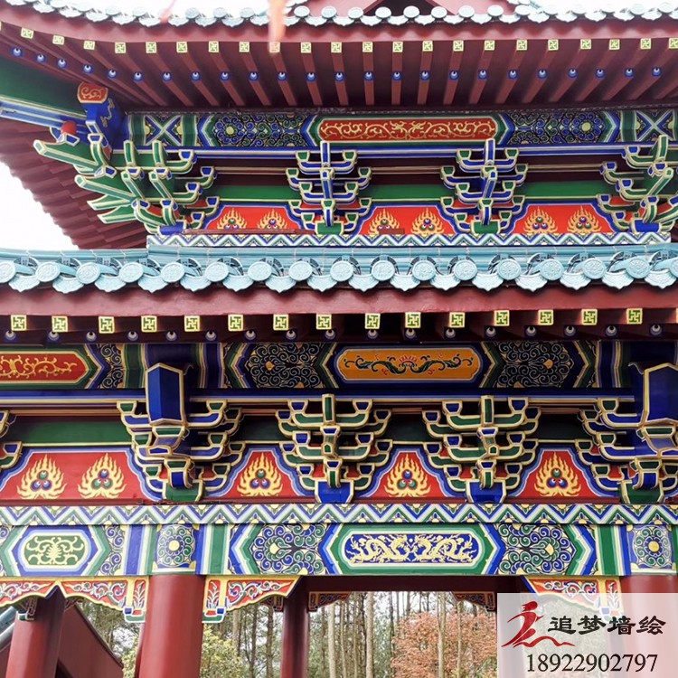 古建筑彩绘韶关武江