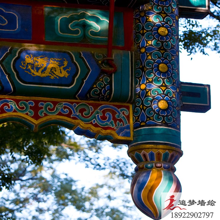 古建筑彩绘韶关仁化