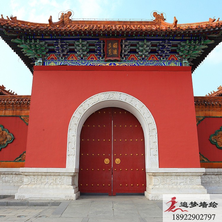 古建筑彩绘江门江海