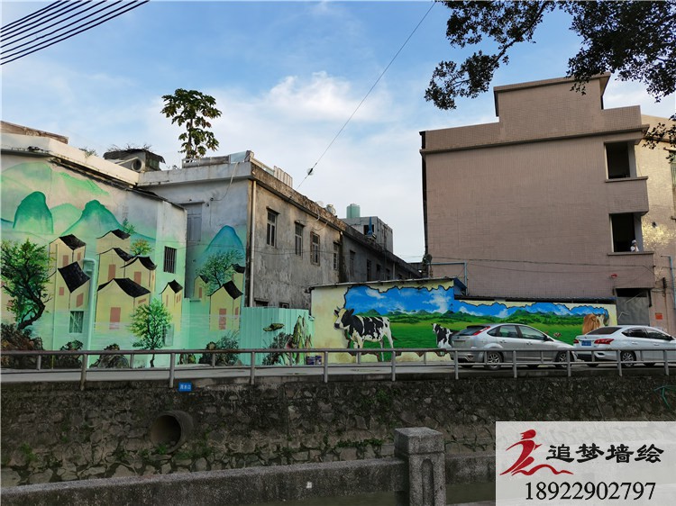 白银泉溪文化墙