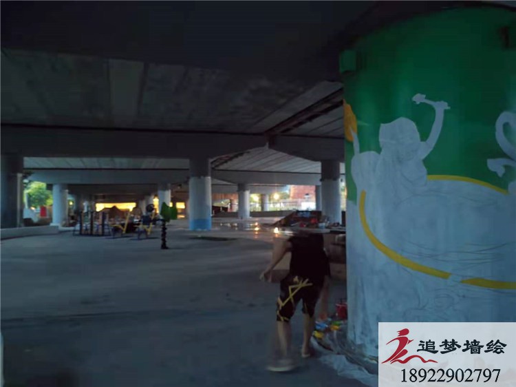 佛山五Y公园墙绘