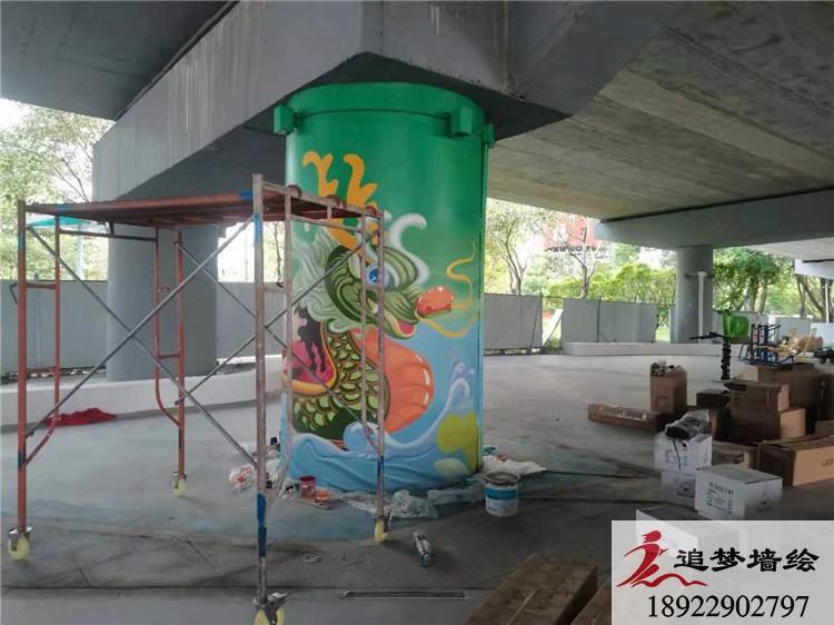 佛山五Y公园墙绘